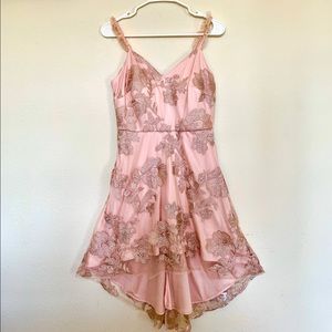 New Pink mesh/net dress